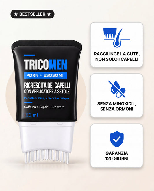 TRICOMEN – Siero Ricrescita Capelli con Applicatore a Setole