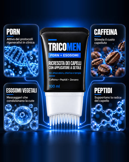 TRICOMEN – Siero Ricrescita Capelli con Applicatore a Setole